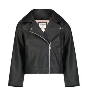 OshKosh B'gosh Black Kids faux leather Jacket
